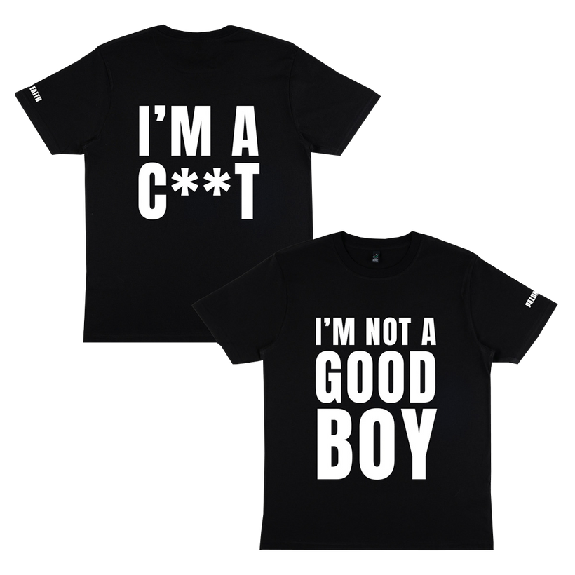 I'm Not A Good Boy | Black T-Shirt