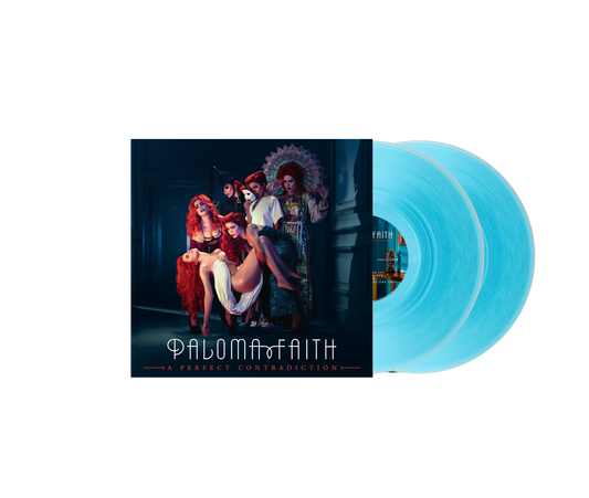 Front view of Paloma Faith - A Perfect Contradiction: Curacao Blue double vinyl LP